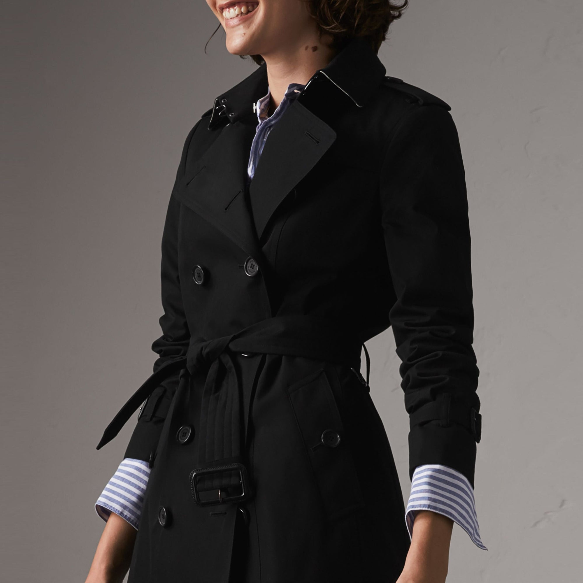 Trench-coat court The Sandringham - Black