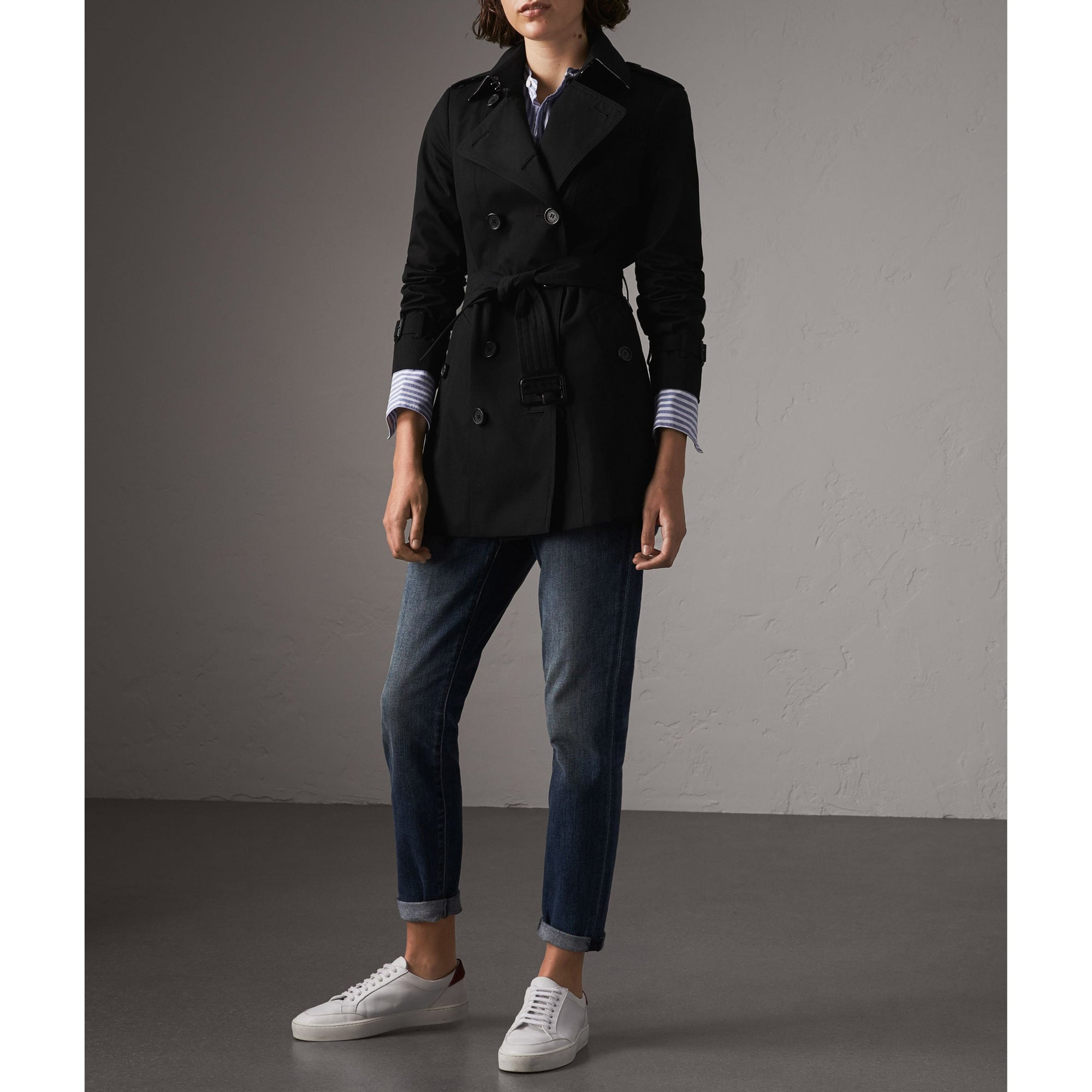 Trench-coat court The Sandringham - Black