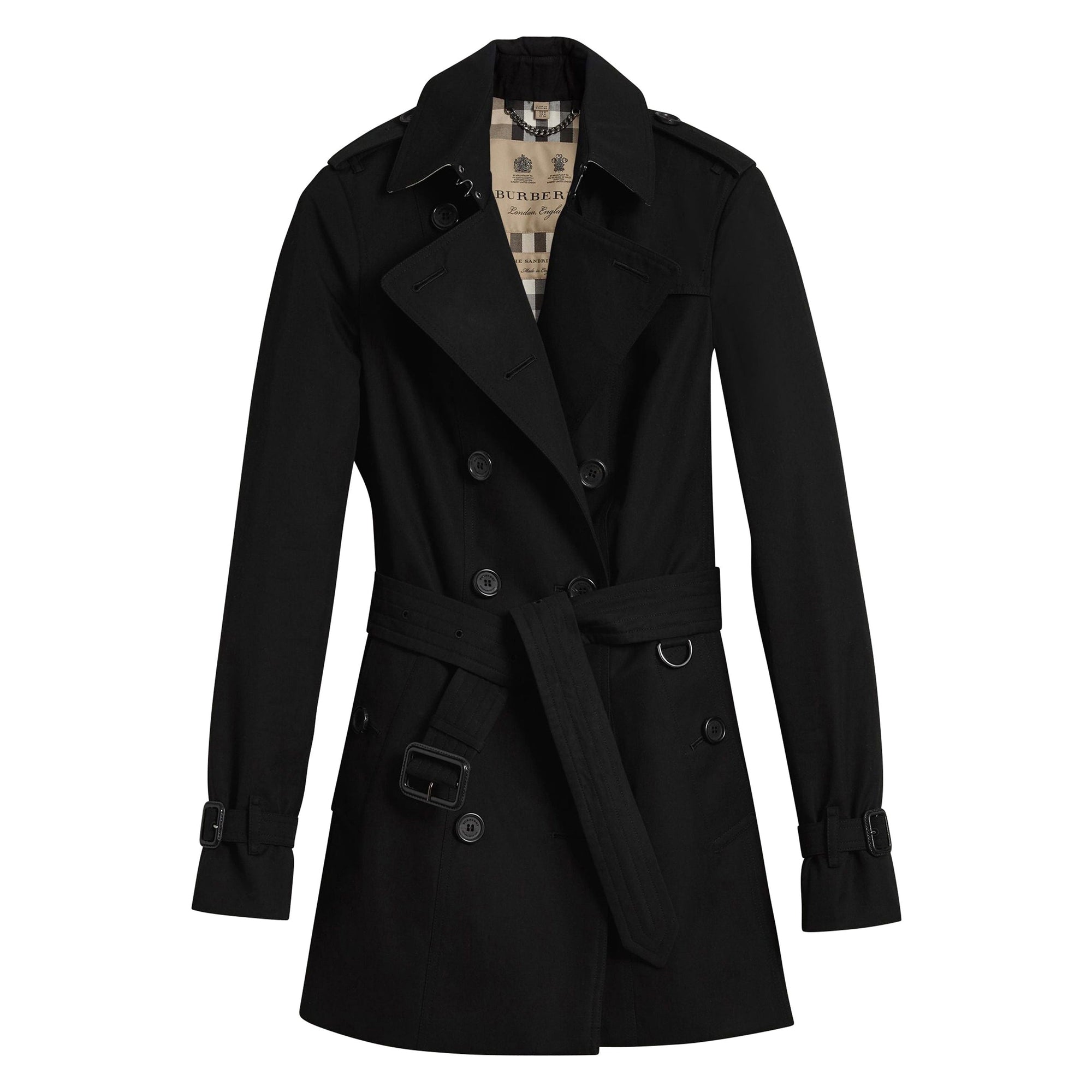 Trench-coat court The Sandringham - Black