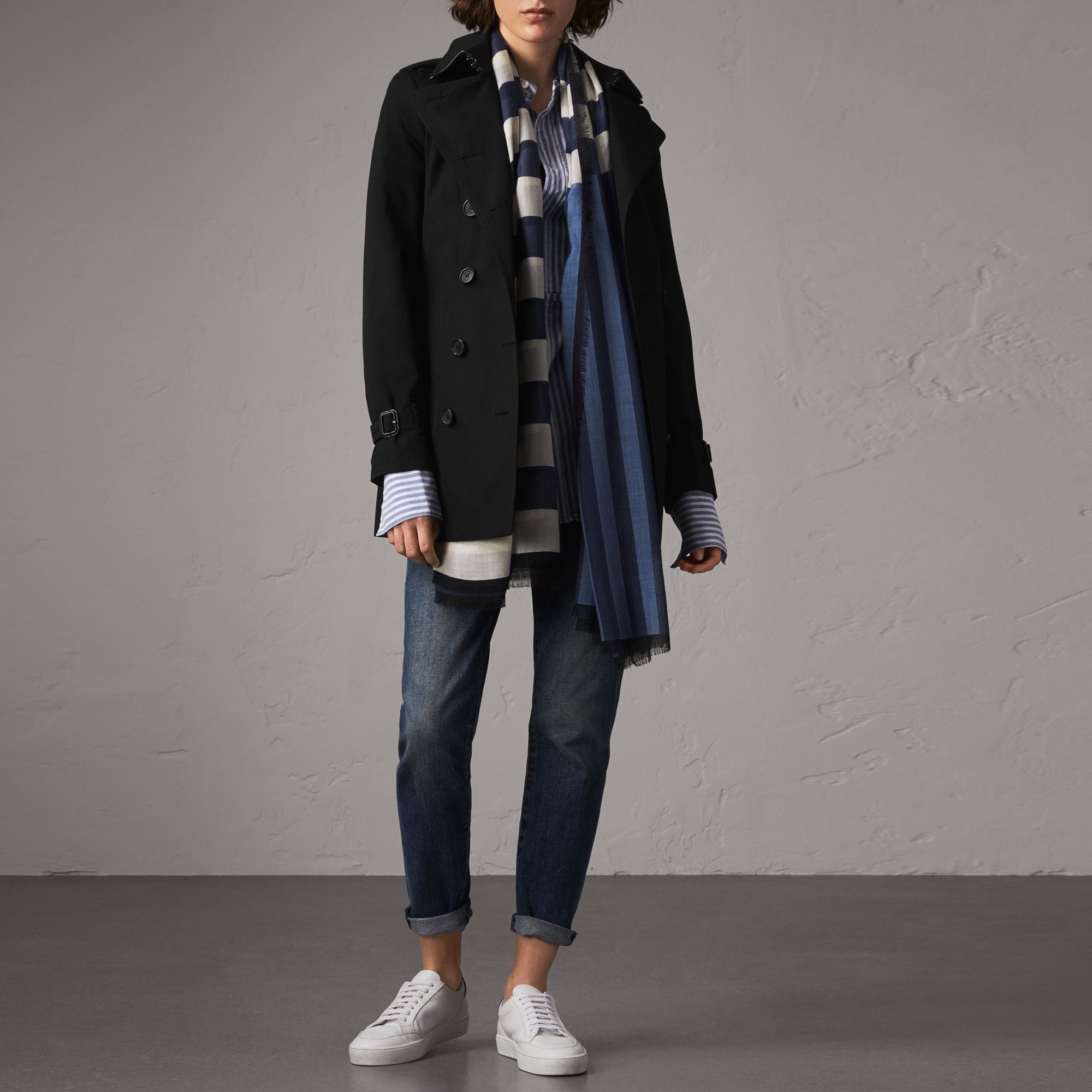 Trench-coat court The Sandringham - Black