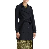 Trench Sandringham mi-long - Black