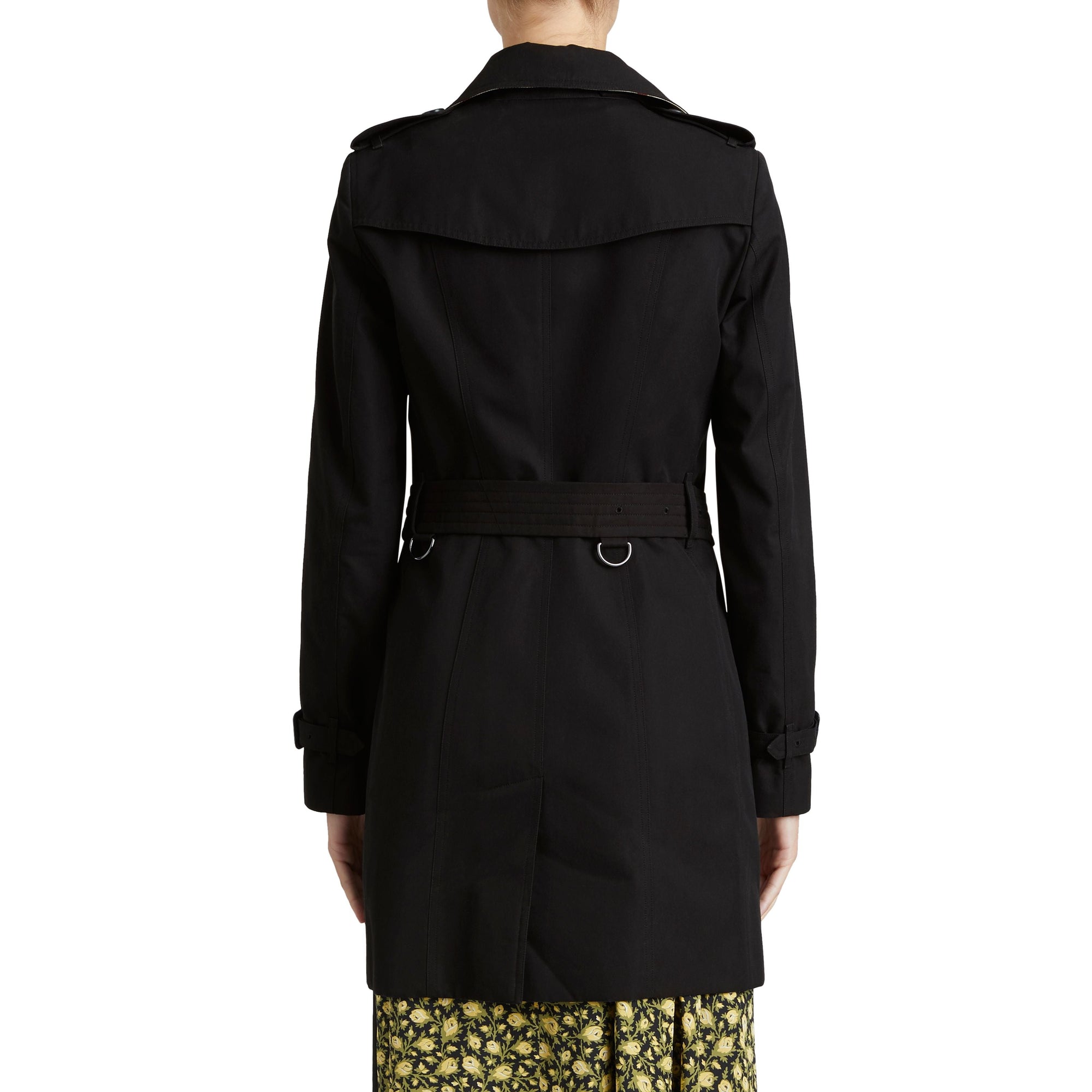 Trench Sandringham mi-long - Black