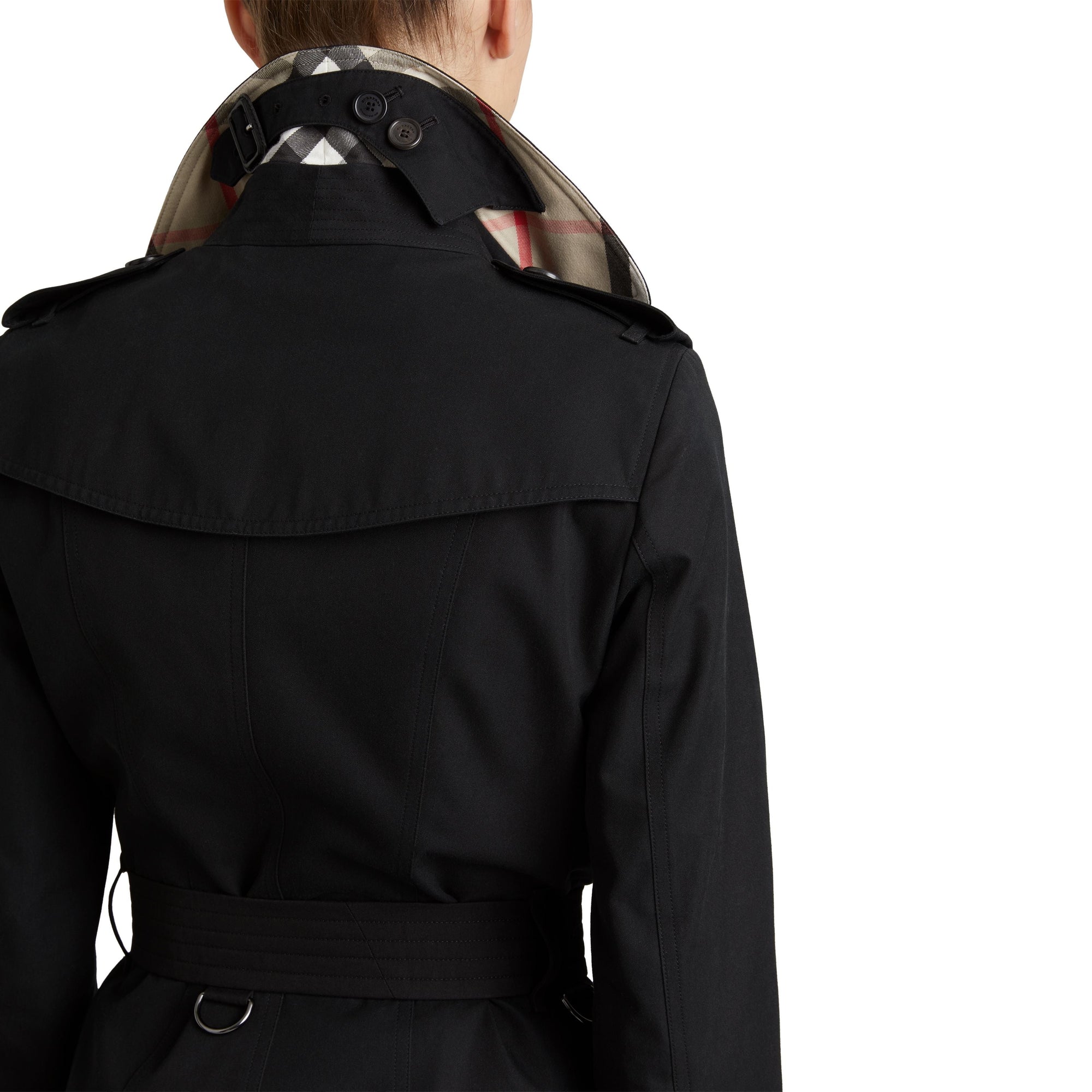 Trench Sandringham mi-long - Black