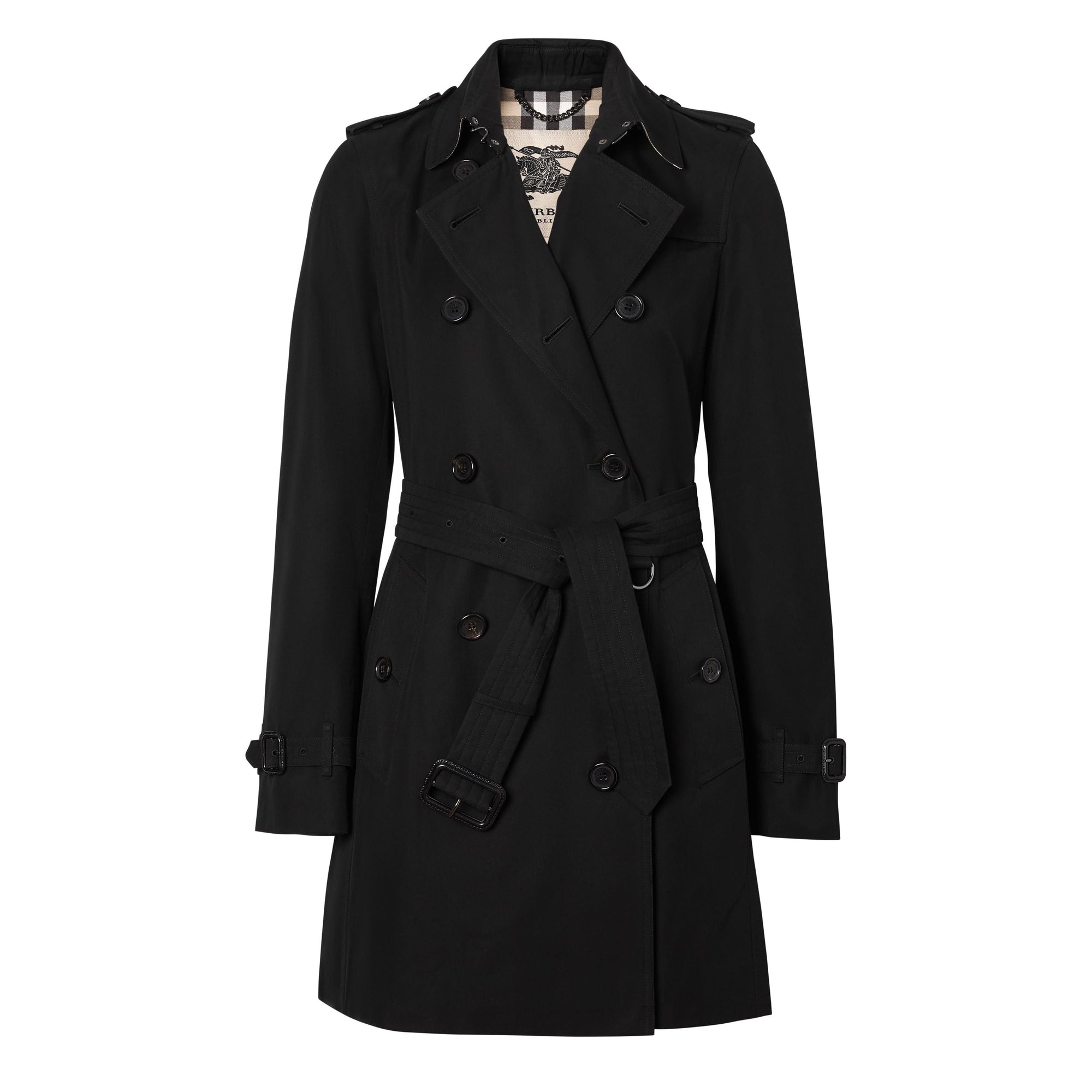 Trench Kensington mi-long femme - Black