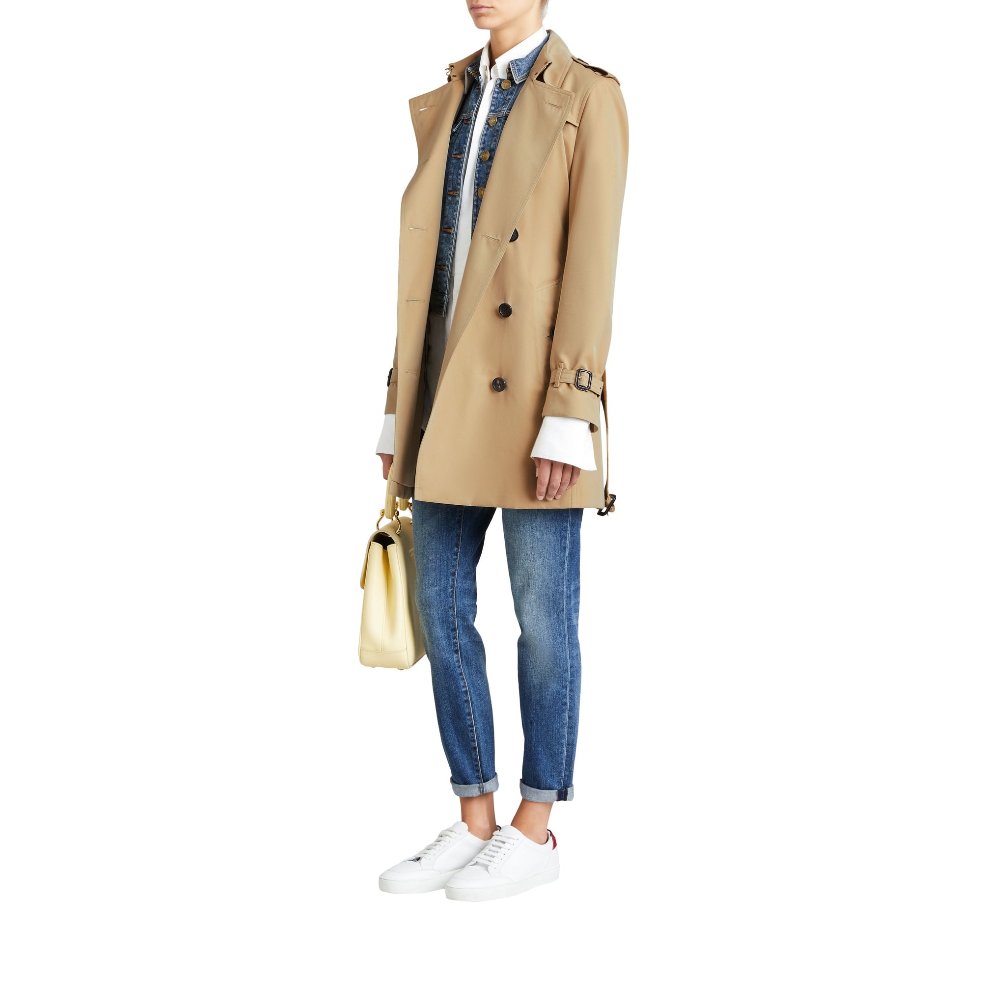 Trench-coat classique Kensington mi-long - Honey