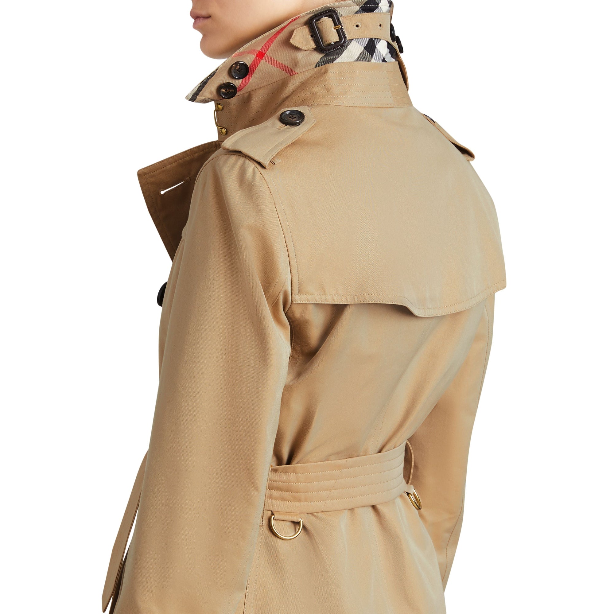 Trench Kensington mi-long femme - Honey