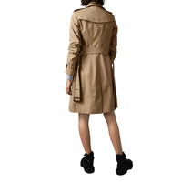 Trench Sandringham long en gabardine - Honey