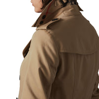 Trench Sandringham long en gabardine - Honey