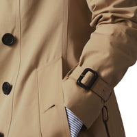 Trench Sandringham long en gabardine - Honey