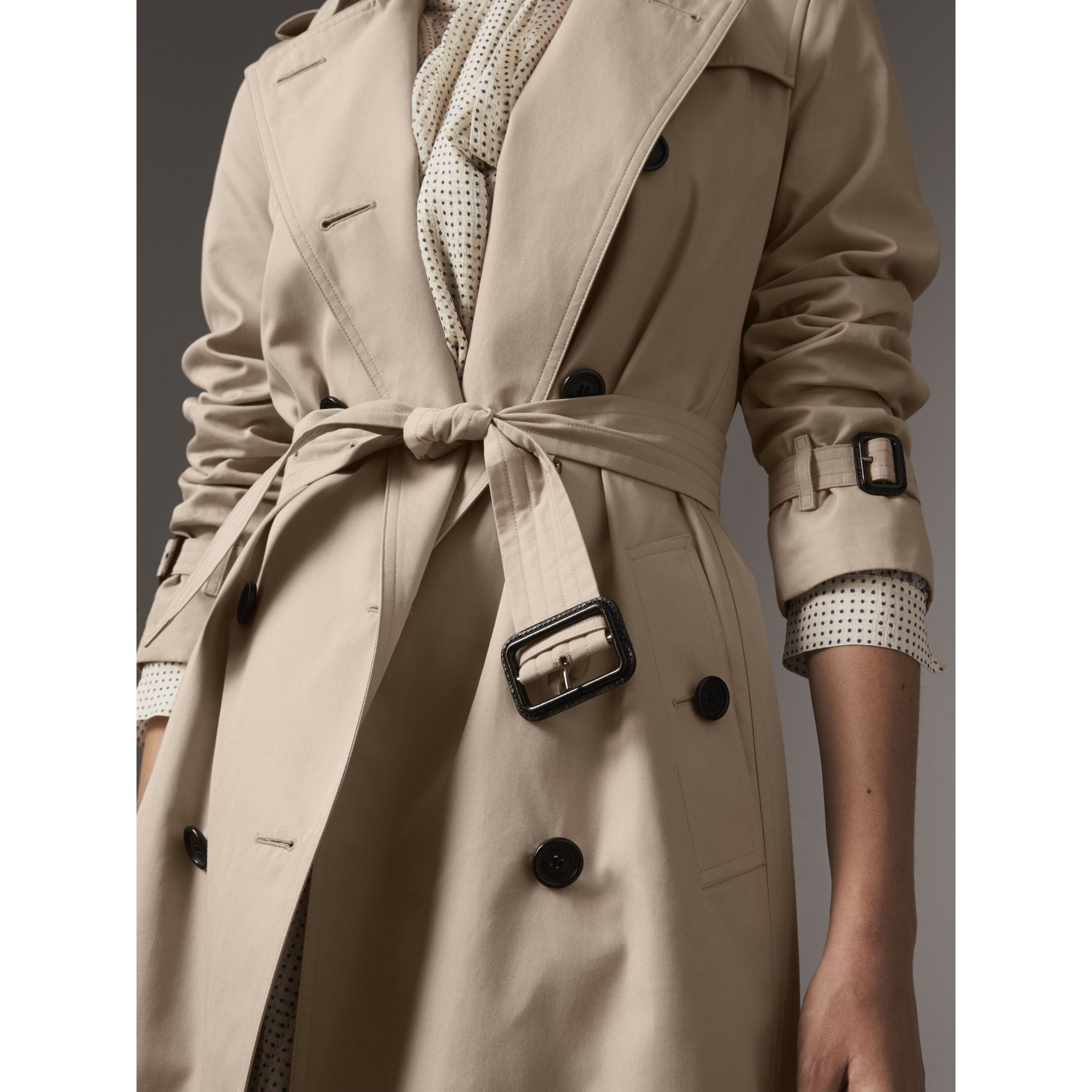 Trench Kensington mi-long - Stone