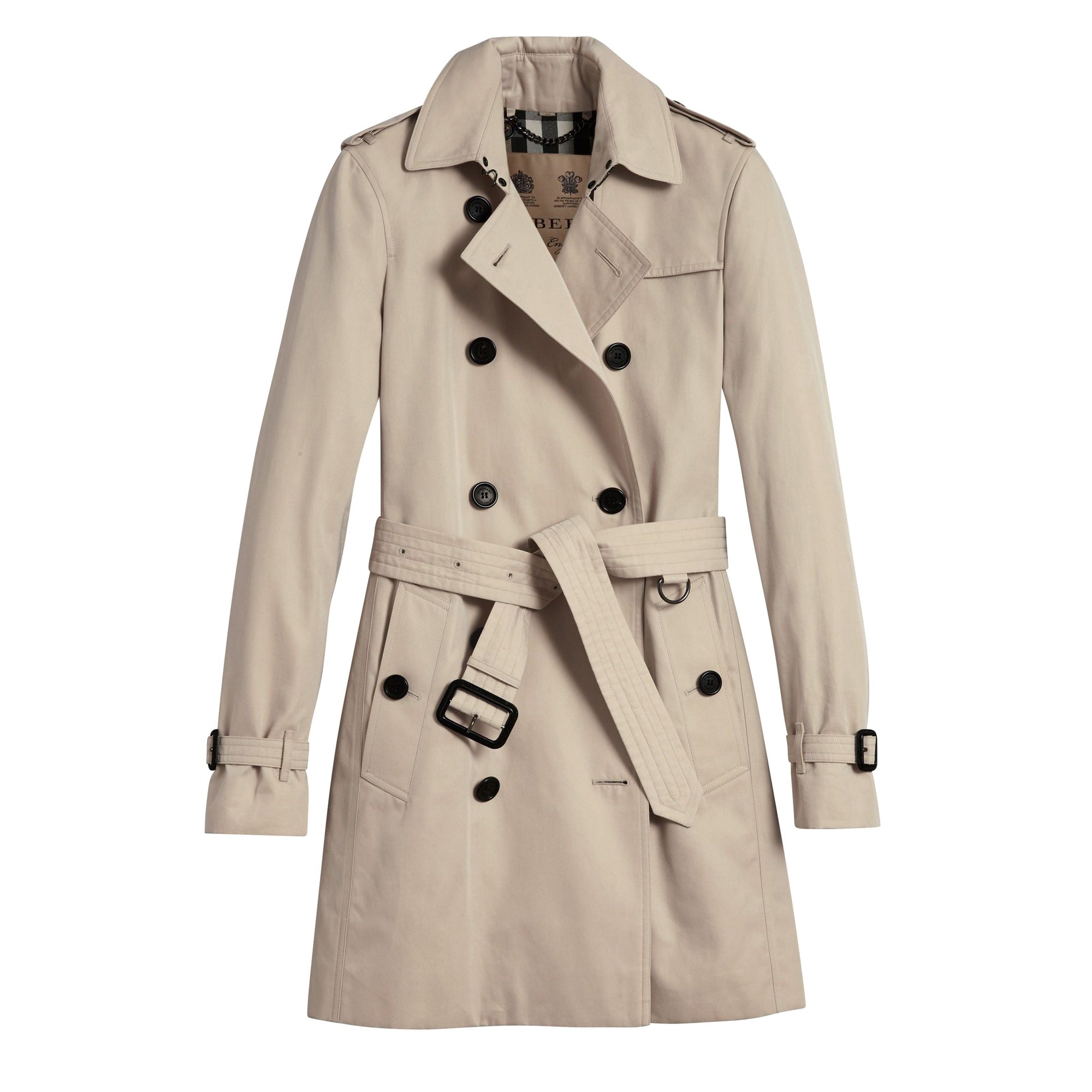 Trench-coat Kensington classique mi-long - Stone