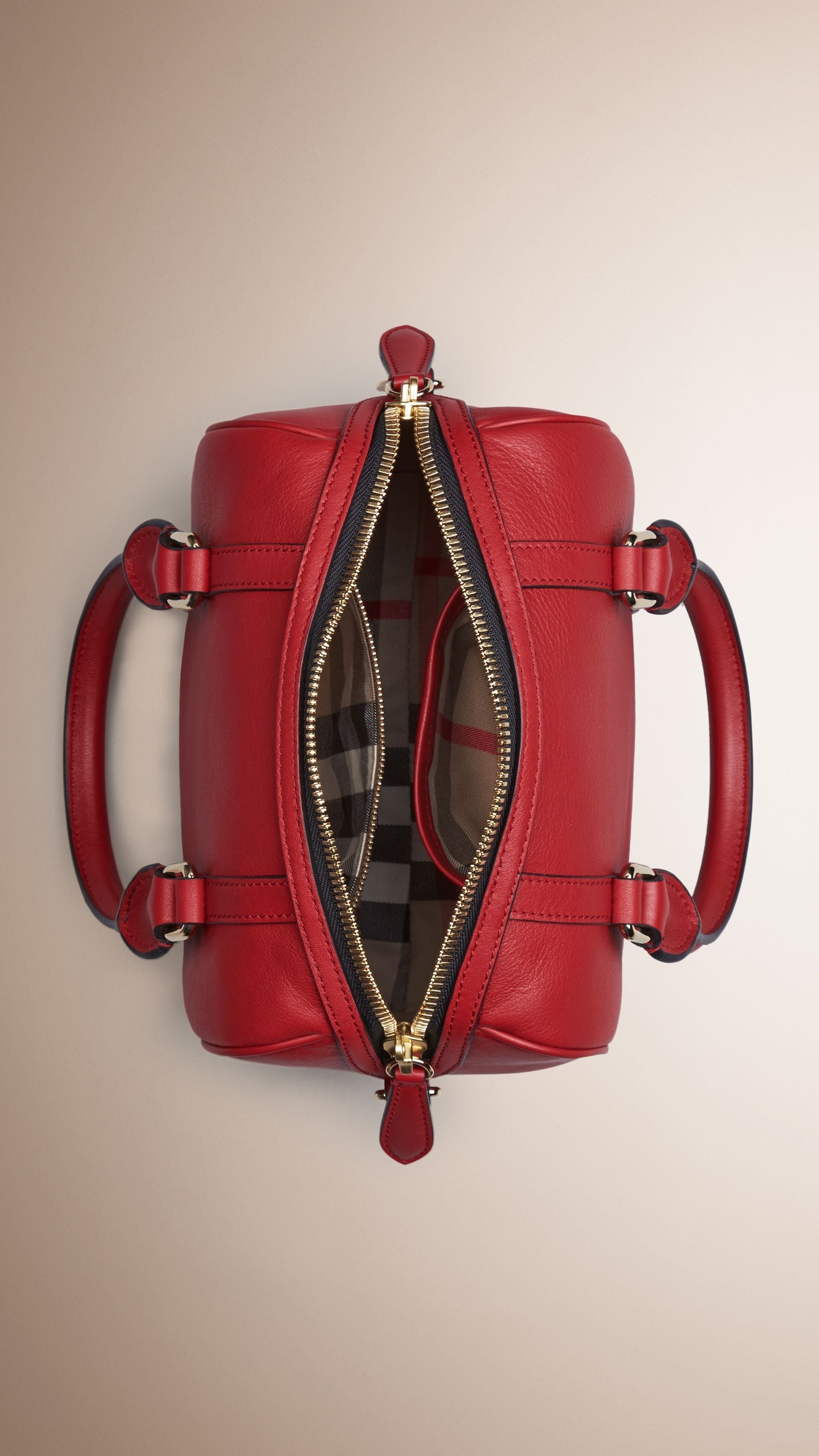 Petit sac The Alchester en cuir - Parade Red