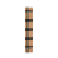 Écharpe en cachemire à motif check classique - Camel Check