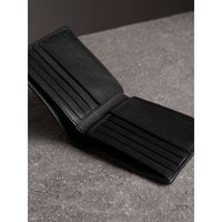 Portefeuille à rabat multidevise - Charcoal & Black