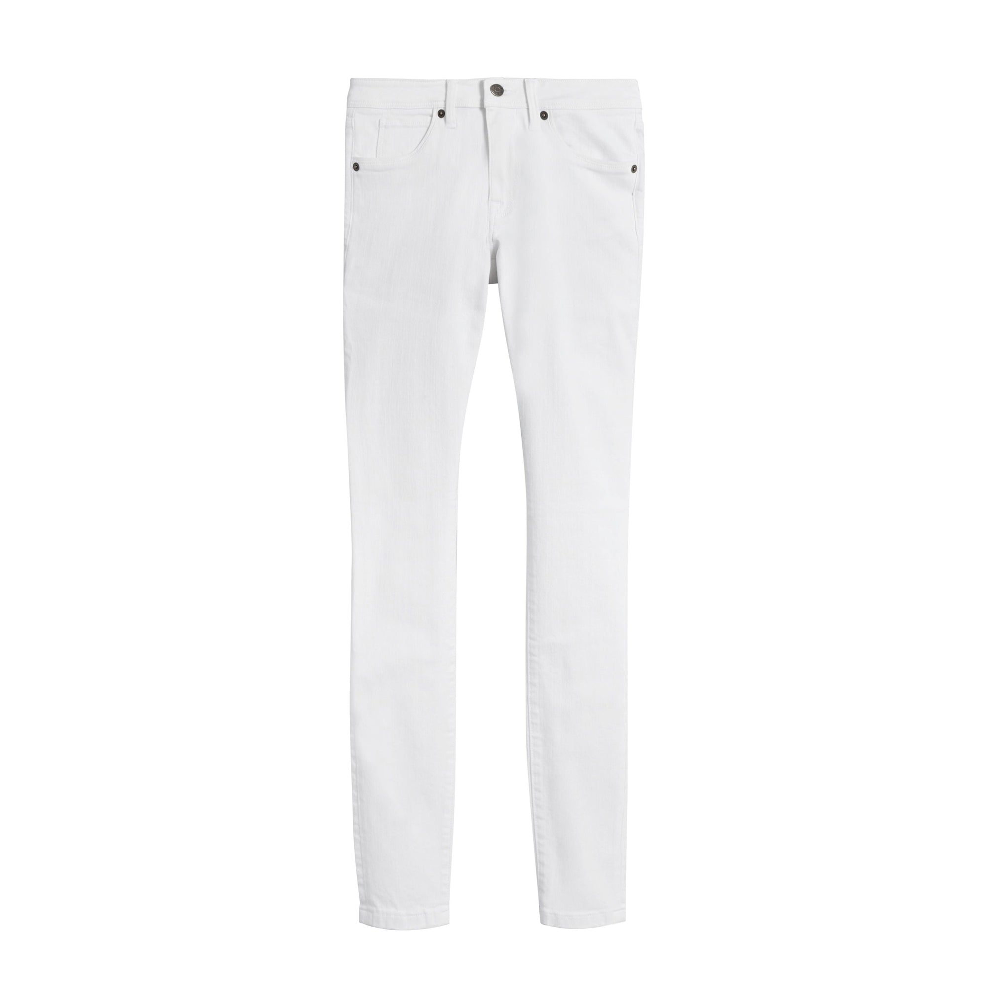 Jean skinny à taille basse - White