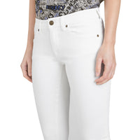 Jean skinny à taille basse - White