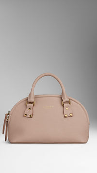Petit sac The Bloomsbury en cuir grainé - Stone