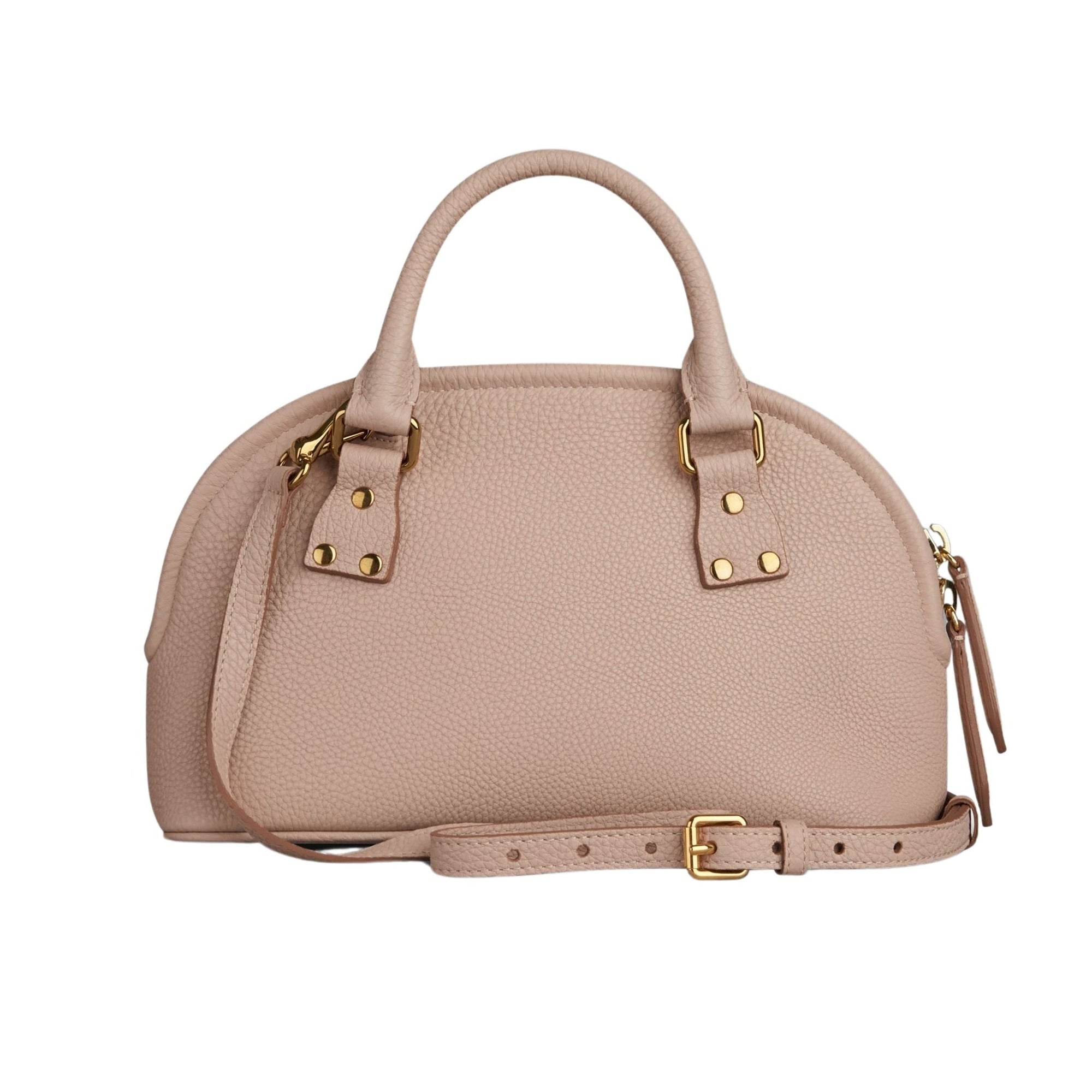 Petit sac The Bloomsbury en cuir grainé - Stone