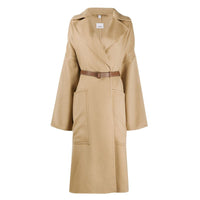 Manteau portefeuille en cachemire double face - Camel