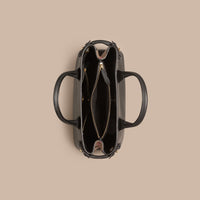 Sac The Banner medium en cuir - Black