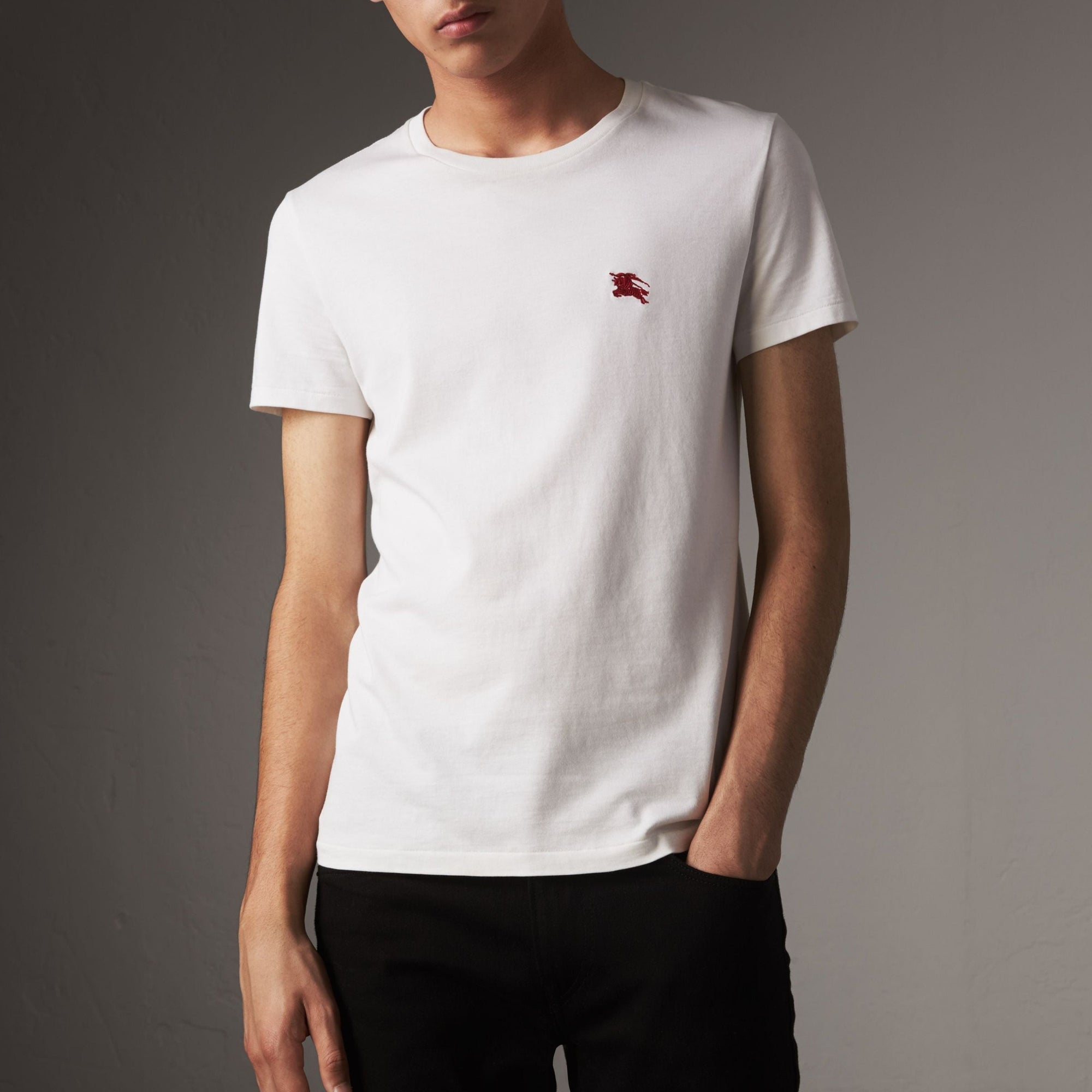 T-shirt en jersey de coton - Optic White