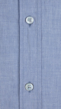 Chemise en coton et lin - Sky Blue