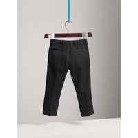 Pantalon de smoking en laine - Black