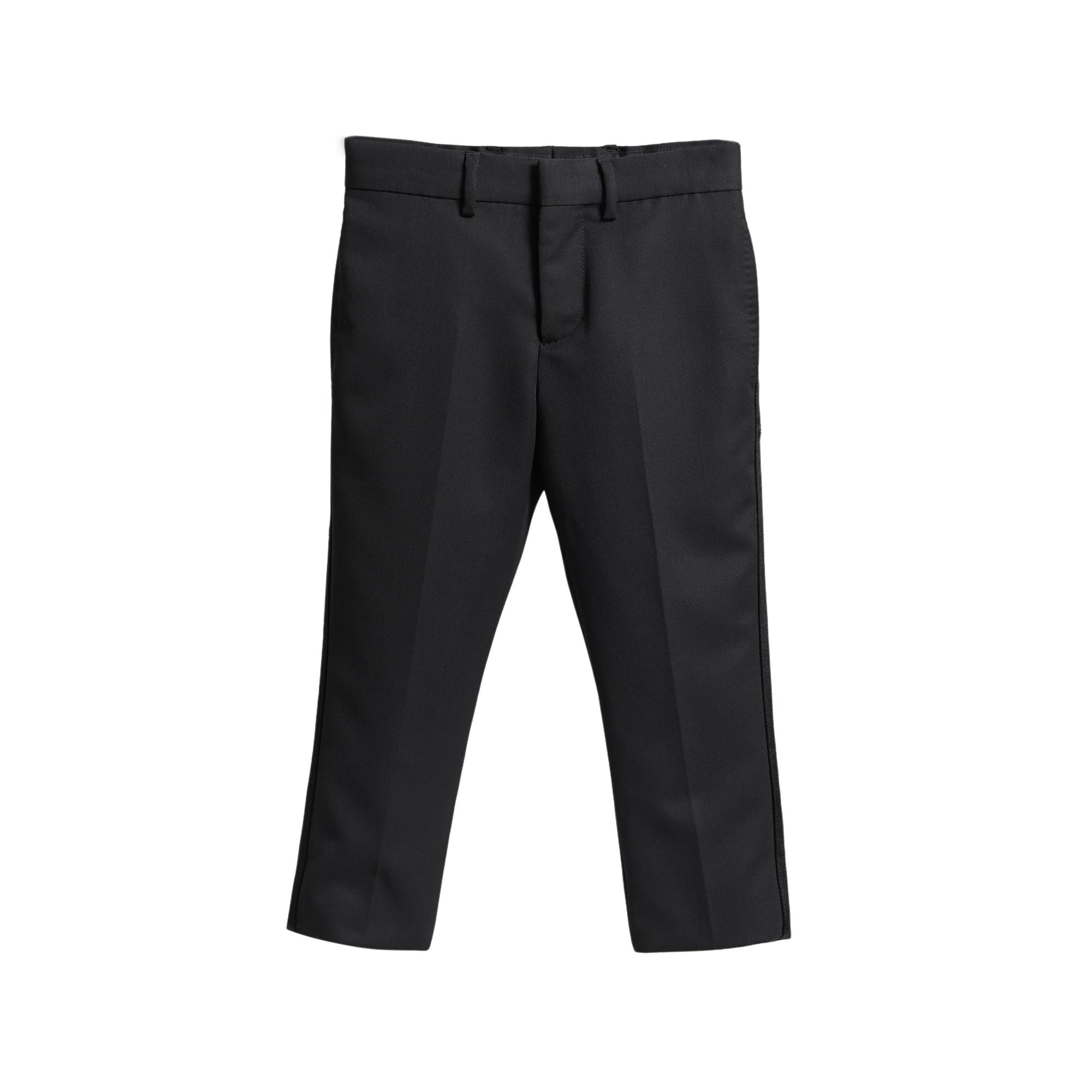 Pantalon de smoking en laine - Black
