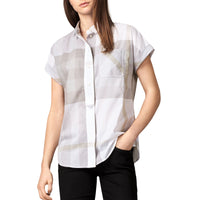 Chemise à motif Exploded check - Mineral Grey