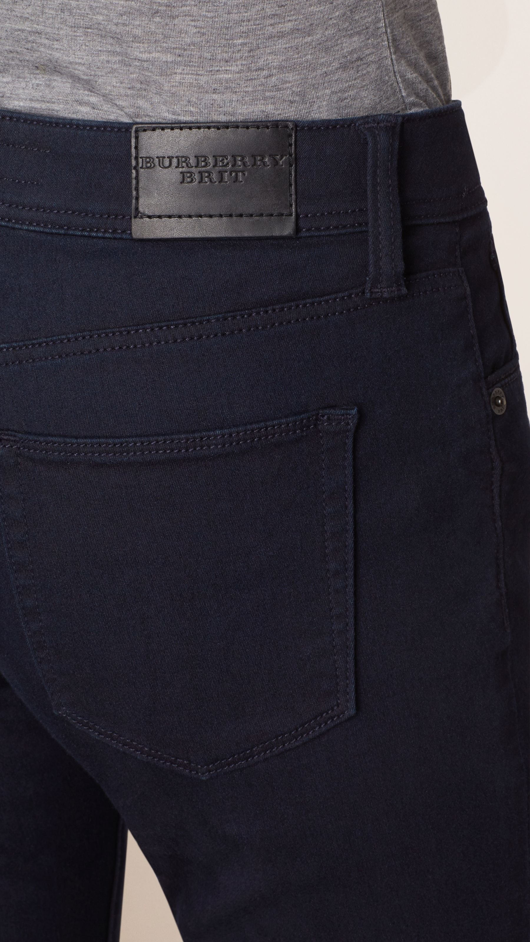 Jean skinny à taille basse - Dark Indigo