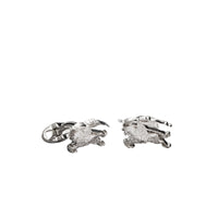 Boutons de manchette à logo du cavalier - Silver