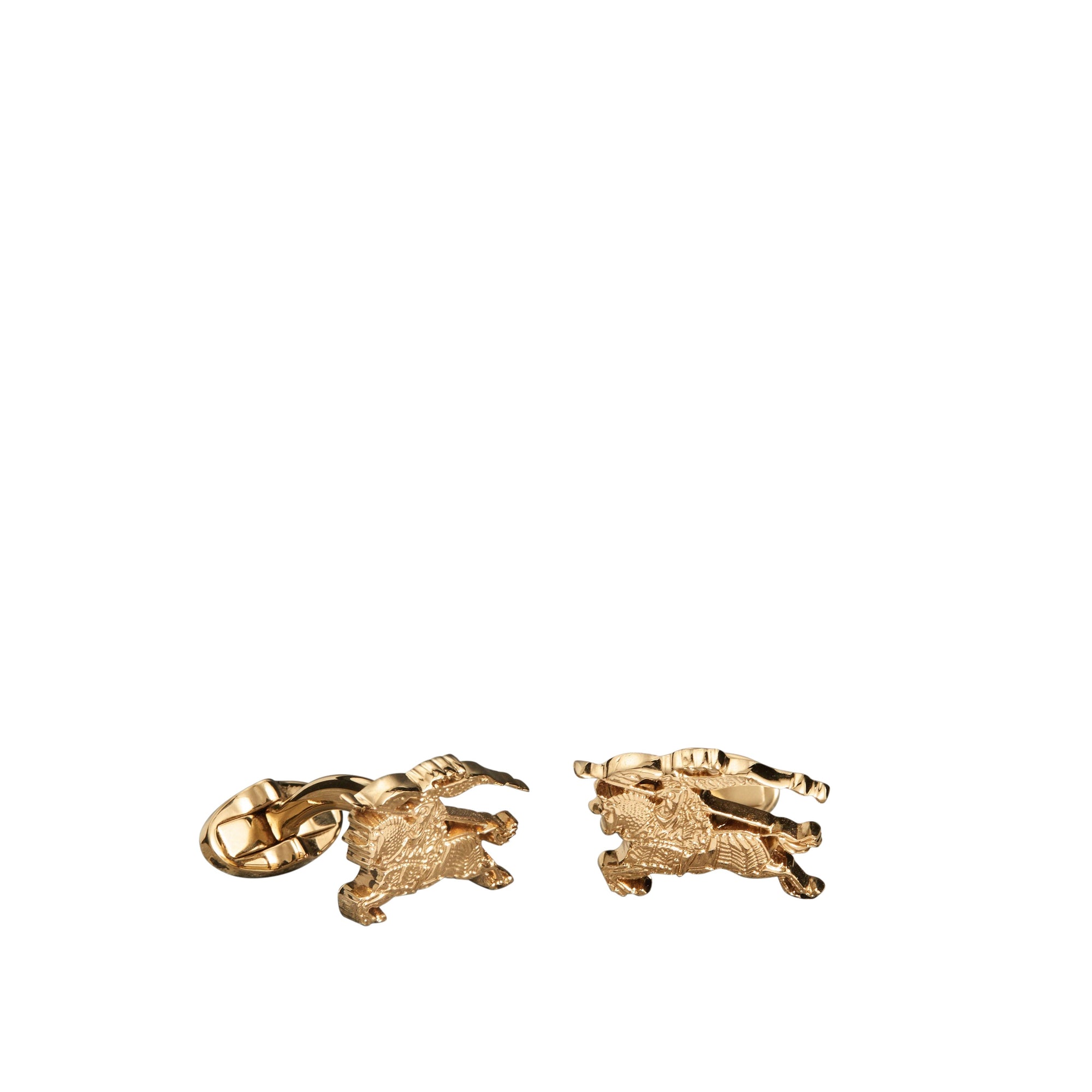 Boutons de manchette arborant le logo du Cavalier - Light Gold