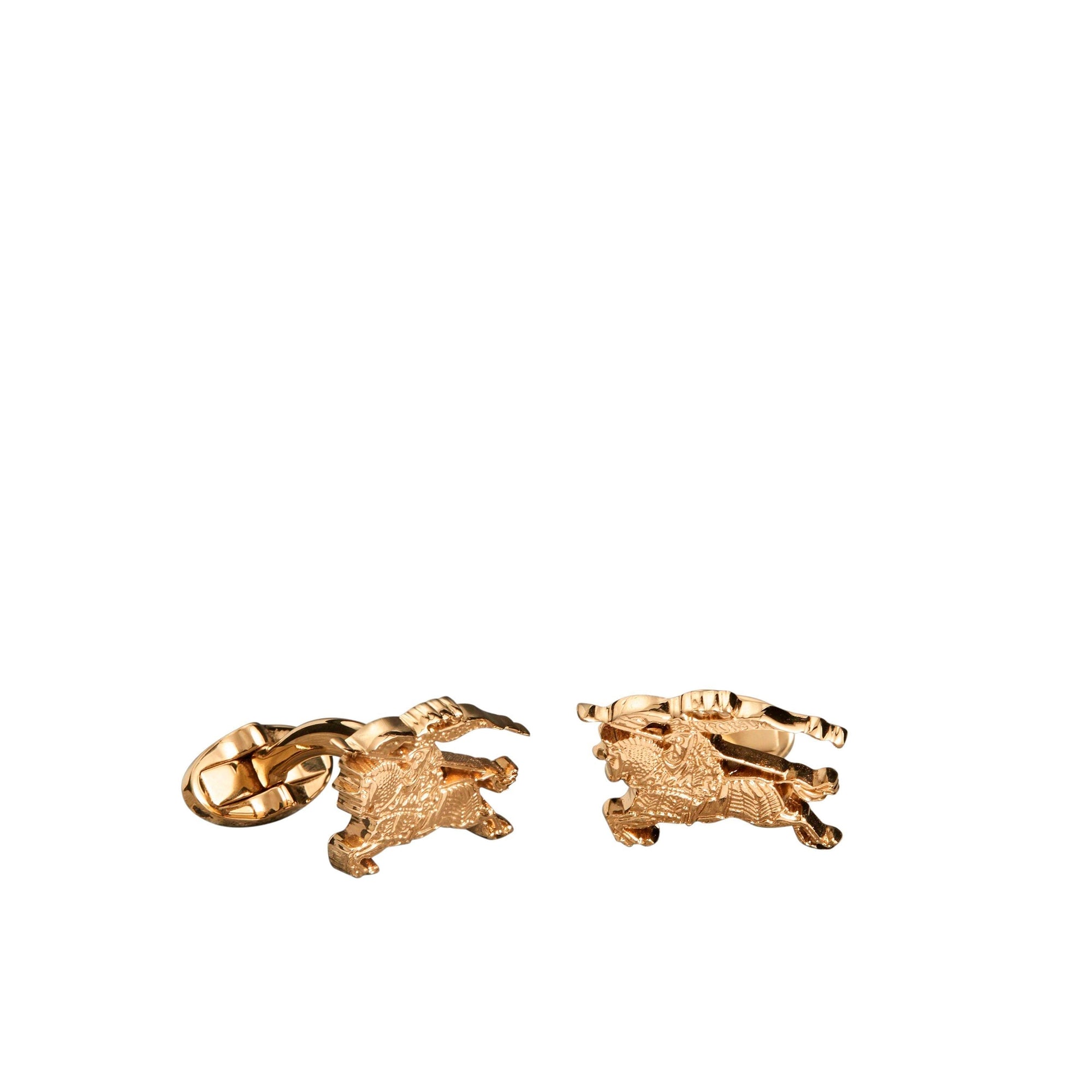 Boutons de manchette à logo du cavalier - Light Gold