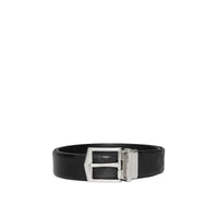 Ceinture réversible en cuir London - Black
