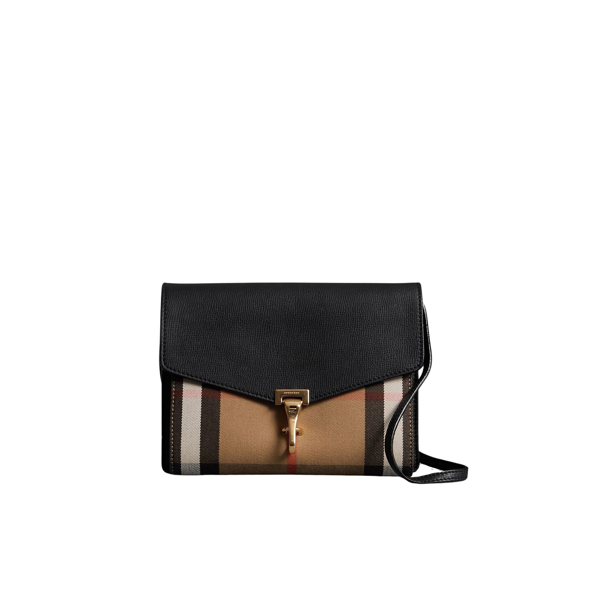 Petit sac à bandoulière à motif House check - Black