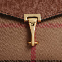 Petit sac à bandoulière à motif House check - Tan