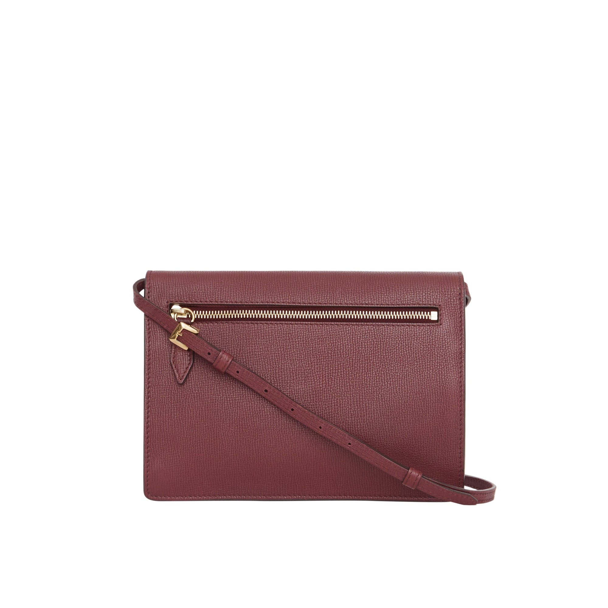 Petit sac à bandoulière à motif House check - Mahogany Red