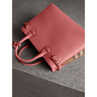 Sac The Banner medium en cuir - Mauve Pink
