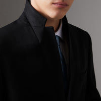 Costume de coupe étroite en laine - Black