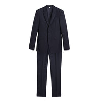 Costume de coupe étroite en laine - Navy