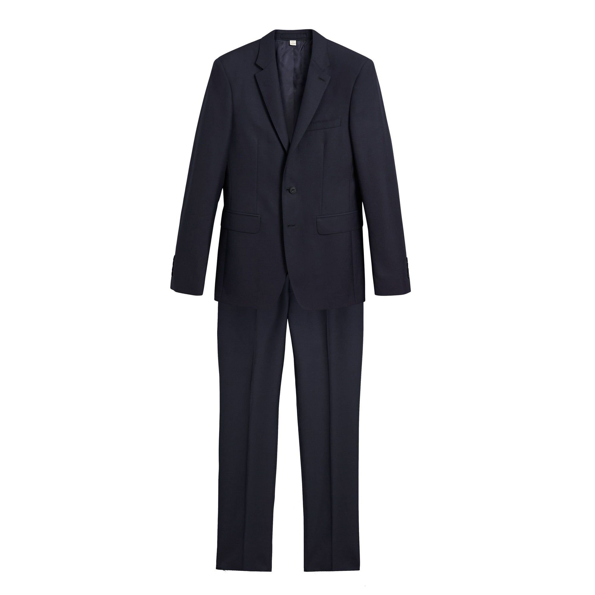Costume de coupe étroite en laine - Navy