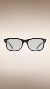 Lunettes de soleil à monture brillante carrée - Shiny Black
