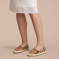 Espadrilles en toile Canvas à motif check - Classic Check