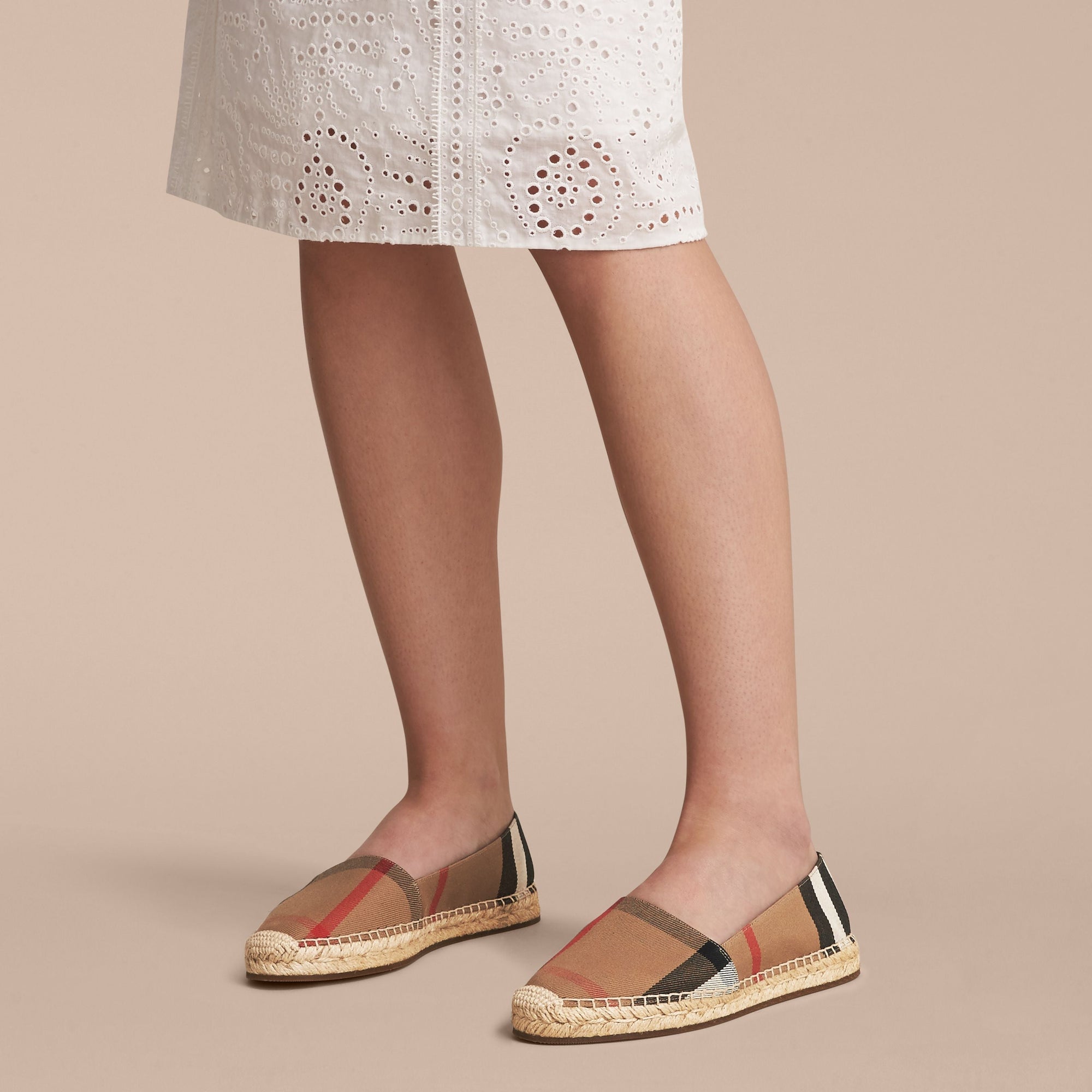 Espadrilles en toile Canvas à motif check - Classic Check