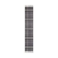 Écharpe en cachemire à motif Check classique - Mid Grey