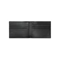 Portefeuille à rabat en cuir - Navy & Black