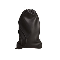 Sac polochon en cuir grainé - Black
