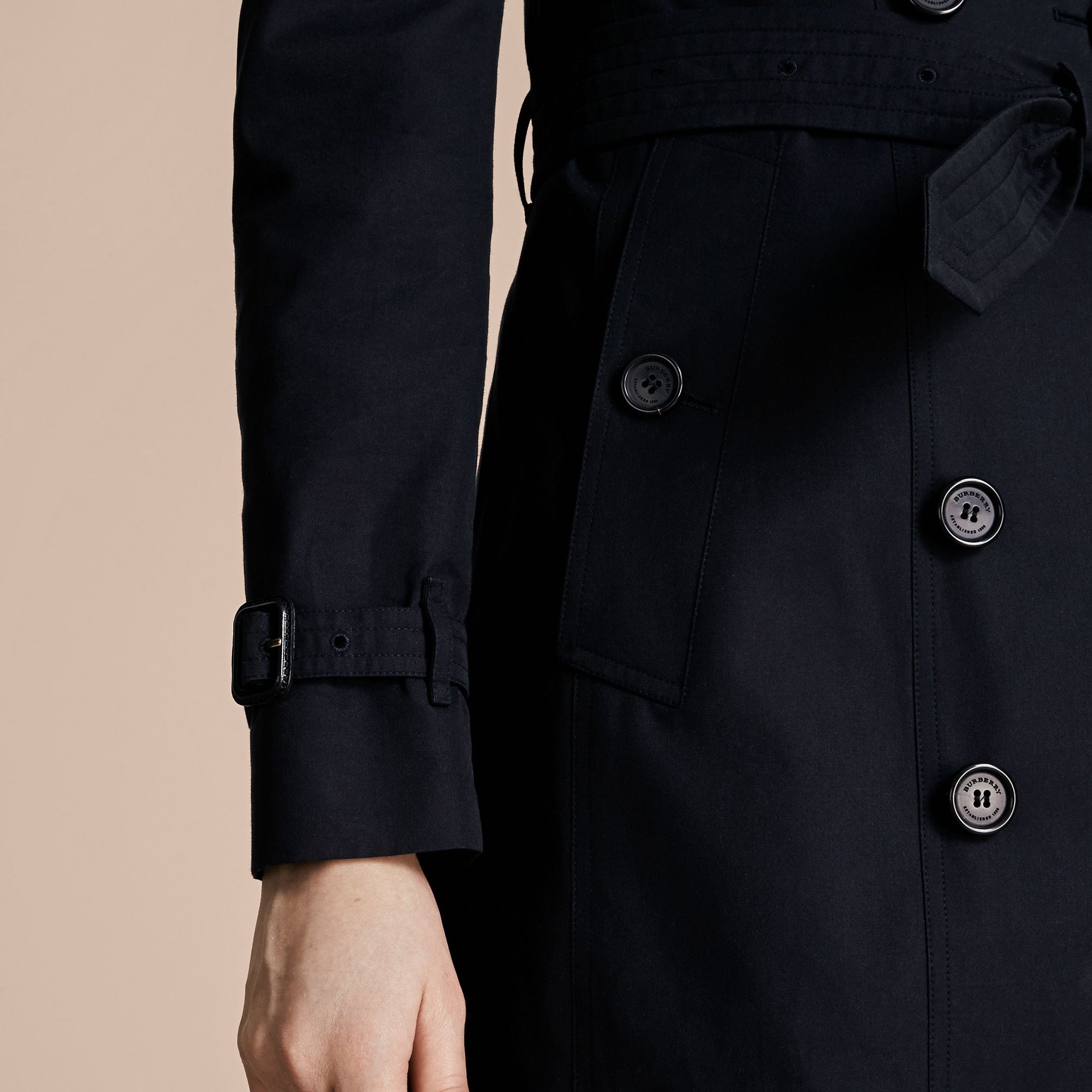 Trench-coat Heritage mi-long - Navy
