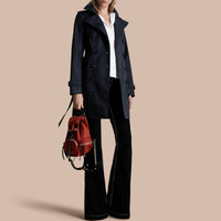 Trench-coat Heritage mi-long - Navy
