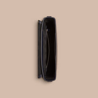 Attaché-case en cuir à motif London - Dark Navy